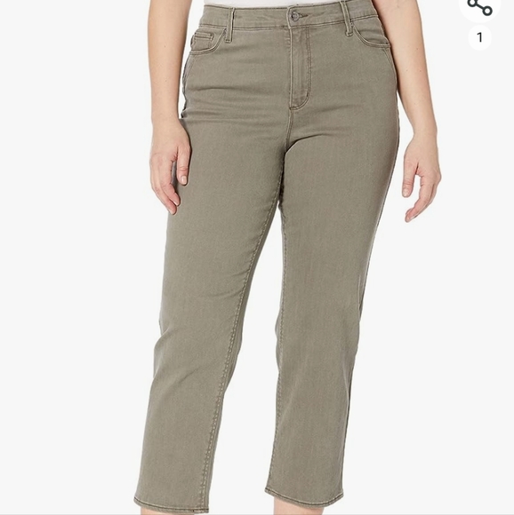 Vintage America Blues Women's Vintage High Rise Straight Ankle Size 20W - Picture 1 of 5